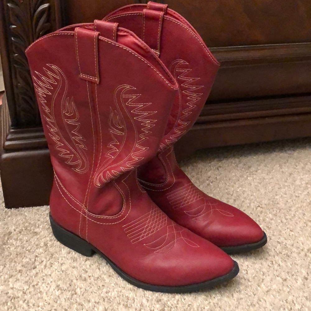 Wide calf Rampage Cowboy Boots